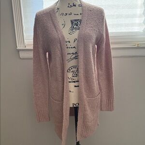 Old Navy Pink Open-Front Sweater